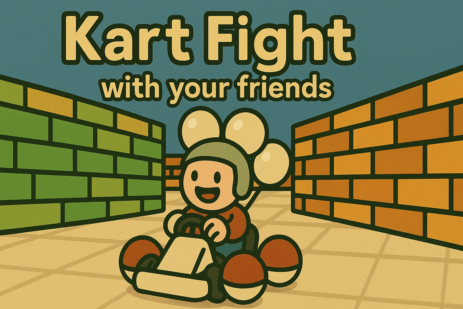Kart Fight - A multiplayer kart racing game